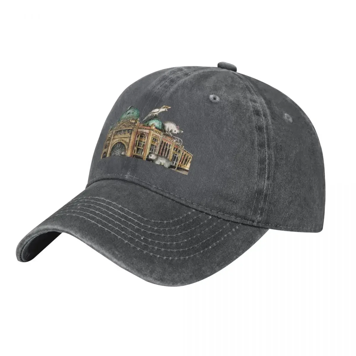 Street Fashion Melbourne - Gorra de béisbol Flinders Street Station
