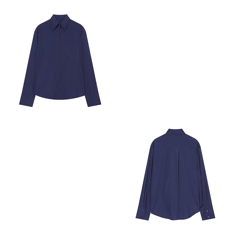 Street Fashion Trends 2026 - Camisa Casual de Tela Tecnológica para