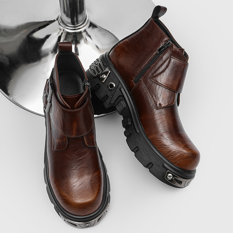 Botas de Motociclista de Alta  - Street Fashion Punk reseña y precio