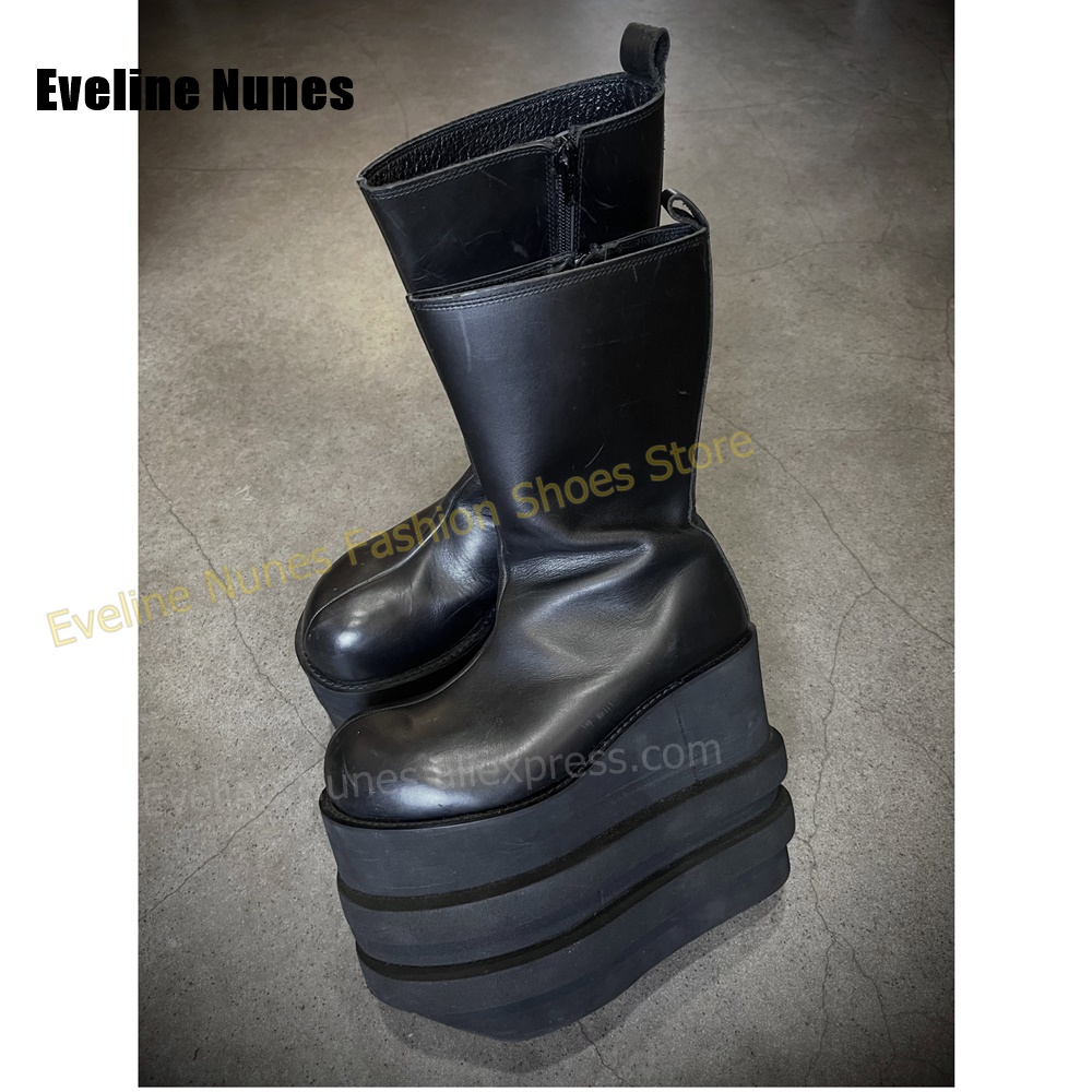 Botas de media caña con plataf - Street Fashion Punk reseña y precio