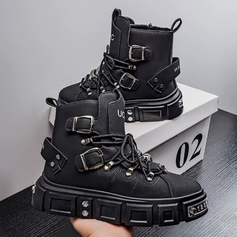 Zapatillas de lujo con remache - Street Fashion Punk reseña y precio
