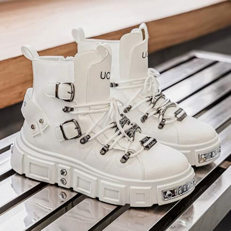Zapatillas de lujo con remache - Street Fashion Punk reseña y precio