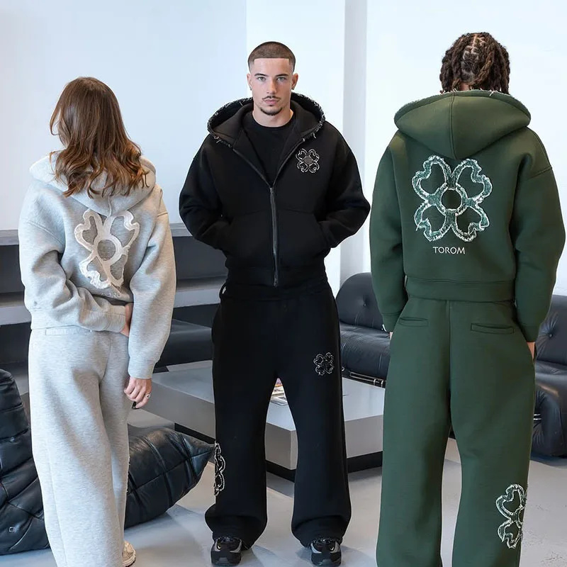 Conjunto de Sudadera con Capuc - Street Fashion Y2K reseña y precio