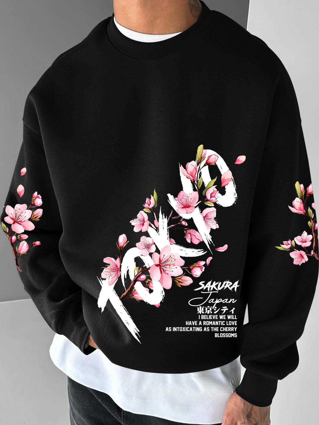 Sudadera con capucha de cuello - Street Fashion Tokyo reseña y precio