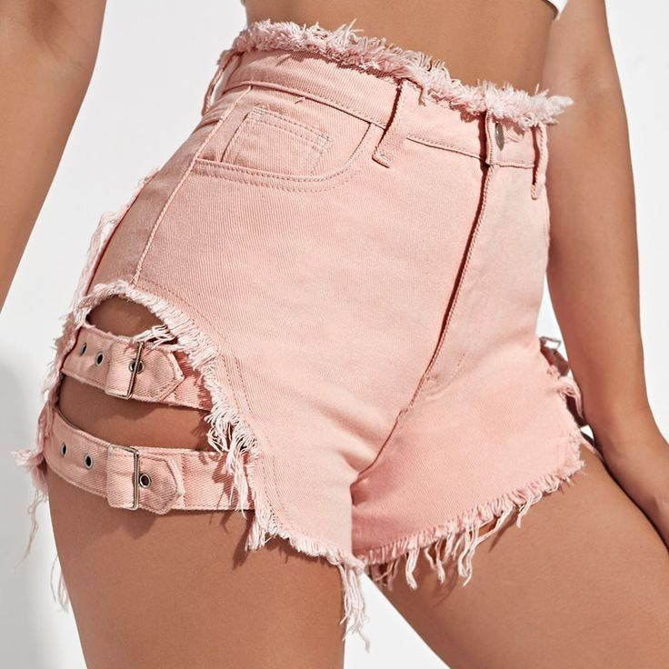 Shorts de mezclilla de cintura - Street Fashion Hot reseña y precio