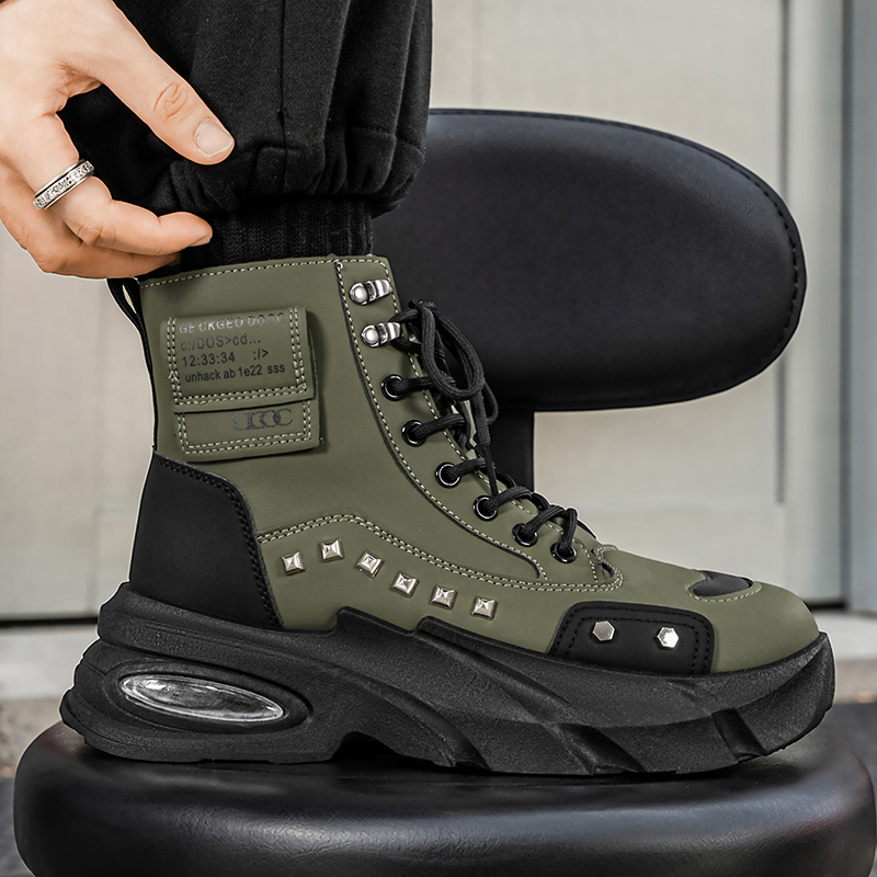 Botas de hombre, diseño de cue - Street Fashion Punk reseña y precio