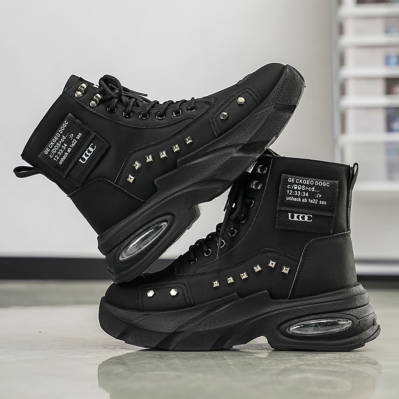 Botas de hombre, diseño de cue - Street Fashion Punk reseña y precio