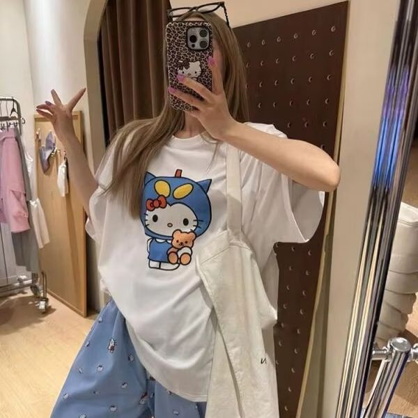 Camiseta de manga corta con es - Street For Fashion reseña y precio