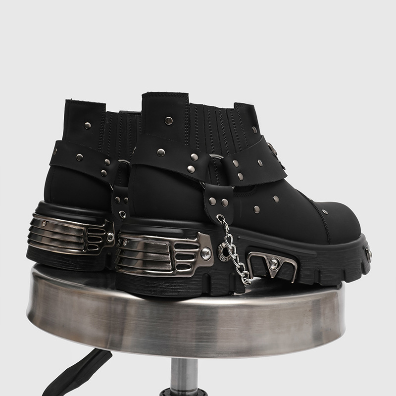 Botas de Motociclista de Metal - Street Fashion Punk reseña y precio