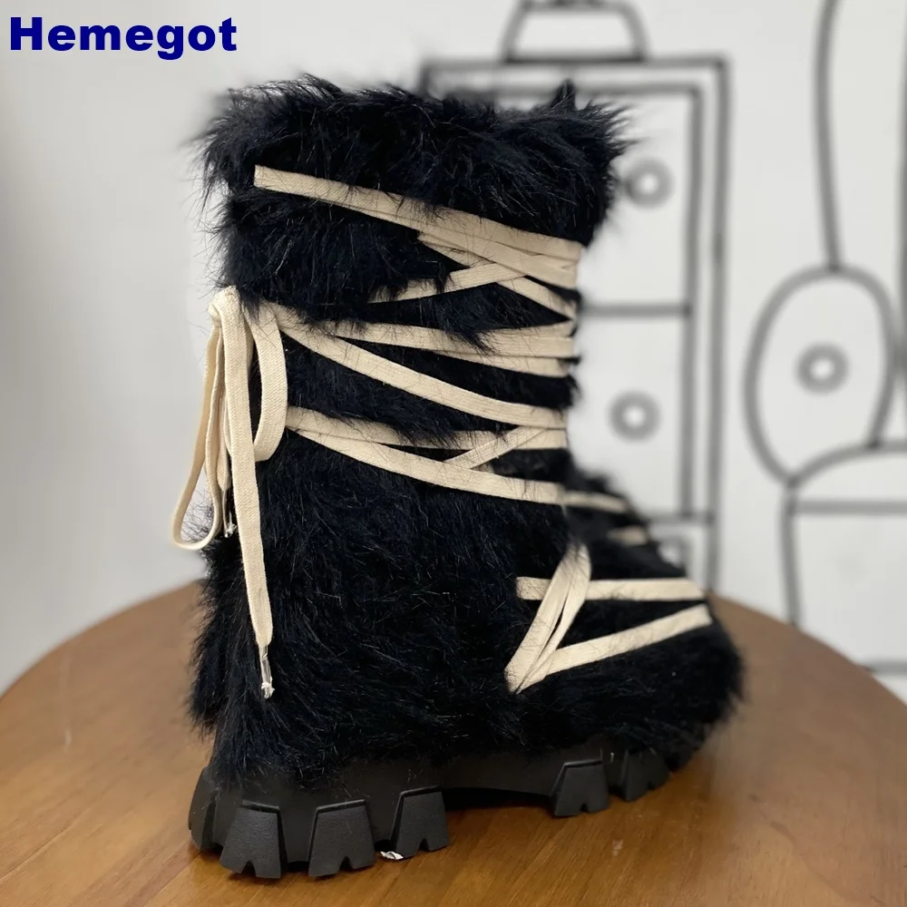Botas de plataforma de media p - Street Fashion Y2K reseña y precio